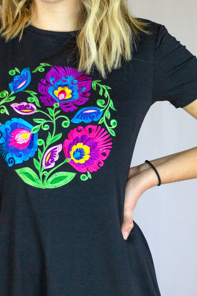 Pola Embroidered Folk Tunic