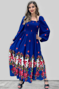 Cecylia Slavic Blue Maxi Dress