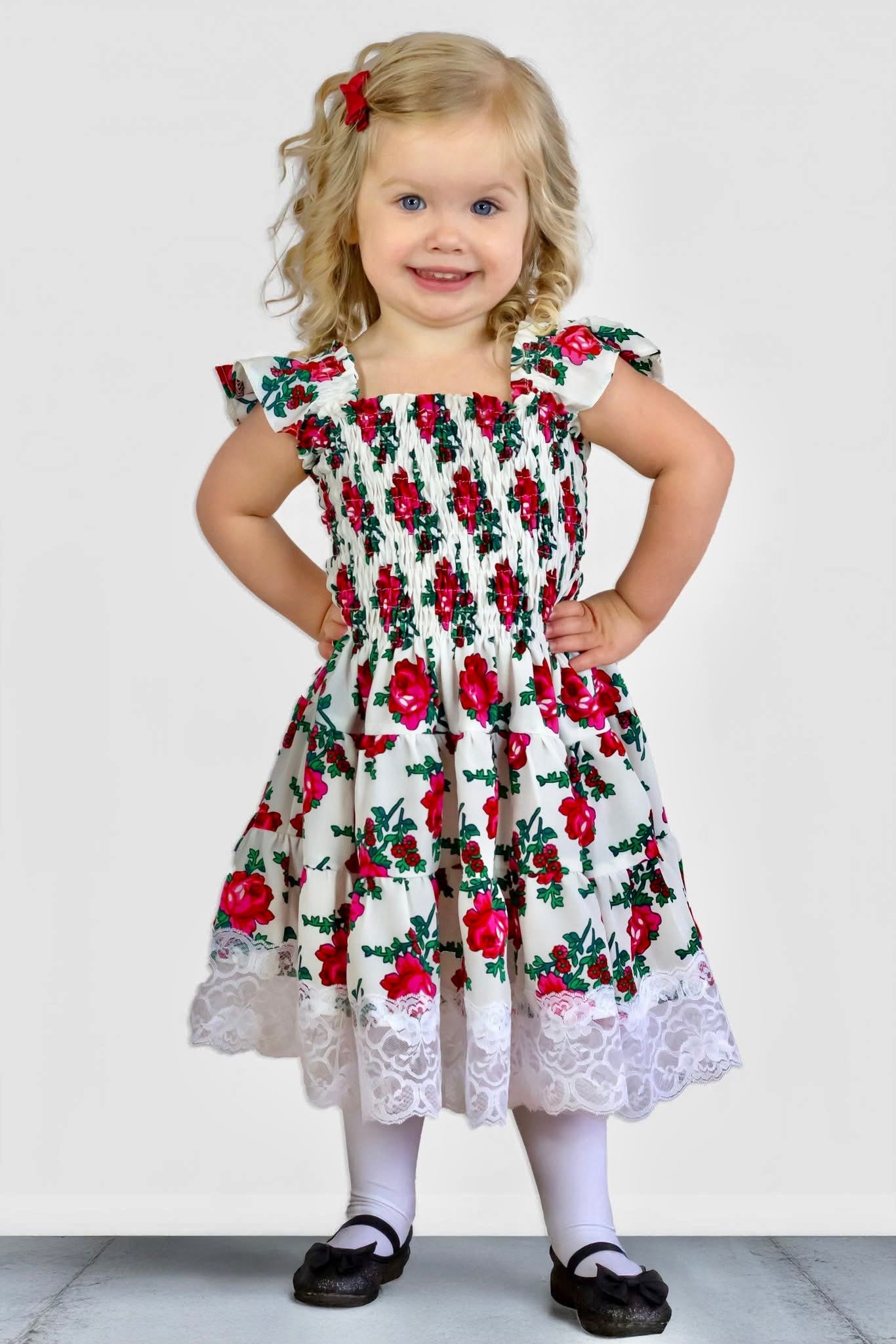 Iwonka Girls' White Dress