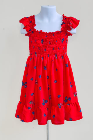 Girls' Red Sample Dress