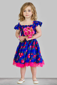 Iwonka Girls' Blue Dress