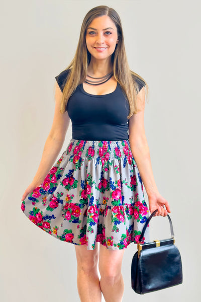 Kasia Grey Mini Skirt