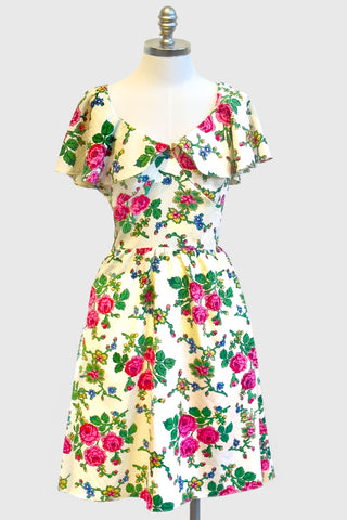 Justyna Kraków Ivory Cotton Dress