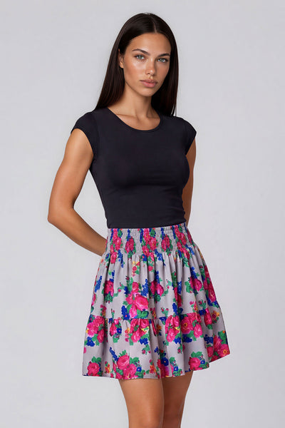 Kasia Grey Mini Skirt