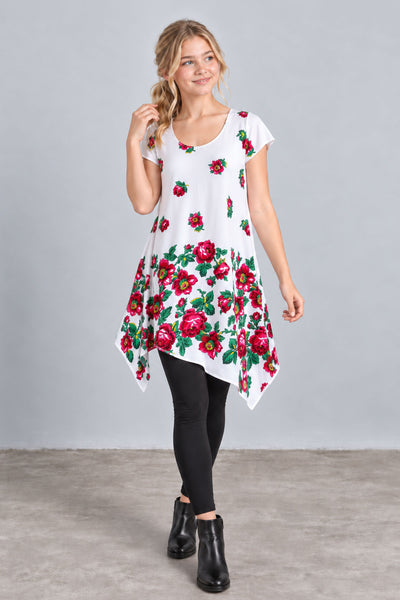 Hania White Folk Tunic