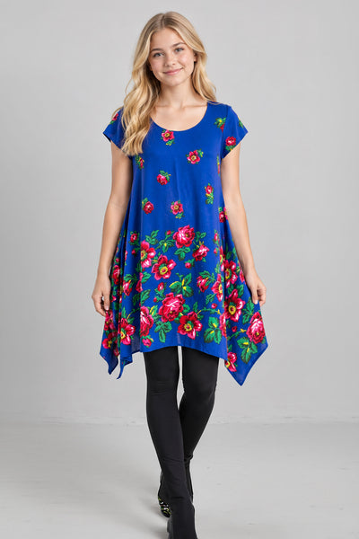Hania Blue Folk Tunic