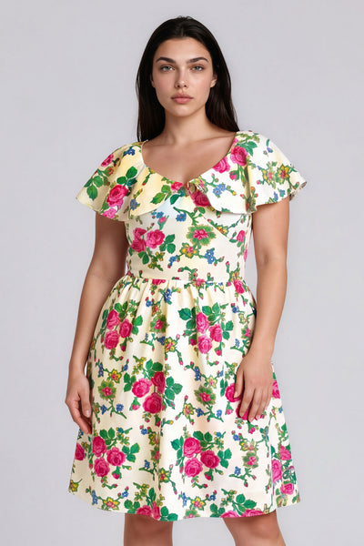 Justyna Kraków Ivory Cotton Dress