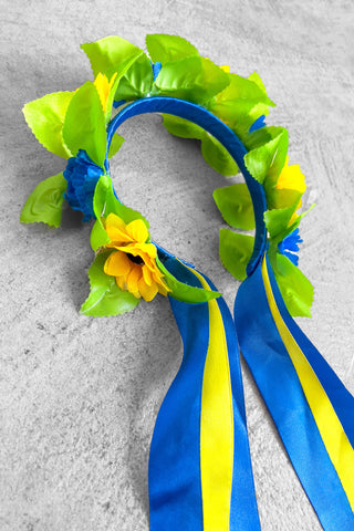 Ukrainian Folk Flower Headband
